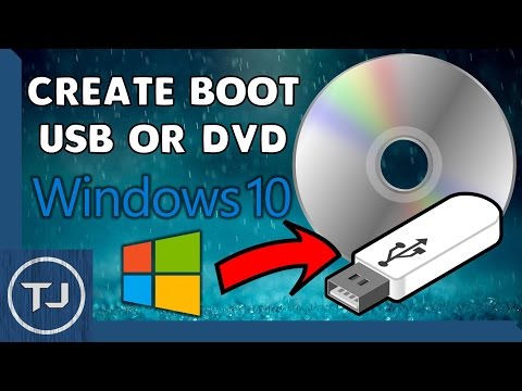 How To Create A Windows 10 Boot USB/DVD 2017 Tutorial!
