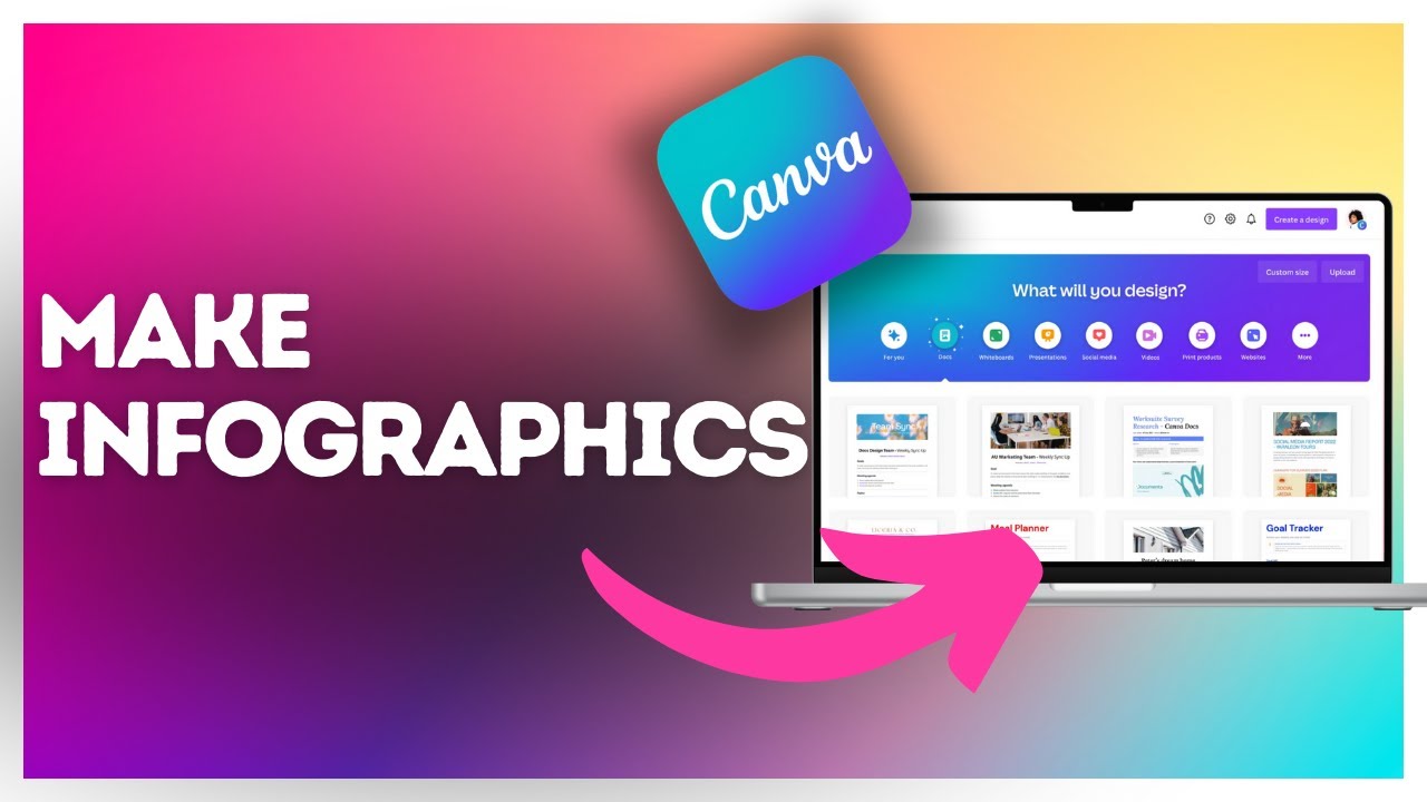 How to make infographics on Canva.com? - YouTube