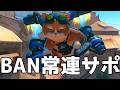 【OW】メジャー削除の大幅改造があったのにBAN常連の化け物サポート【ジェットパックキャット】