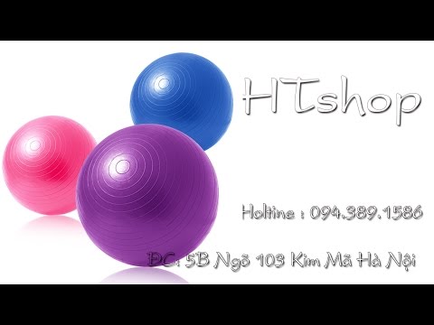 Video Bóng tập Gym, yoga thể dục chất liệu cau su bền đẹp... - youtube