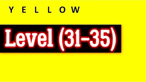 Yellow Level 31 32 33 34 35 by Bart Bonte Android iOS
