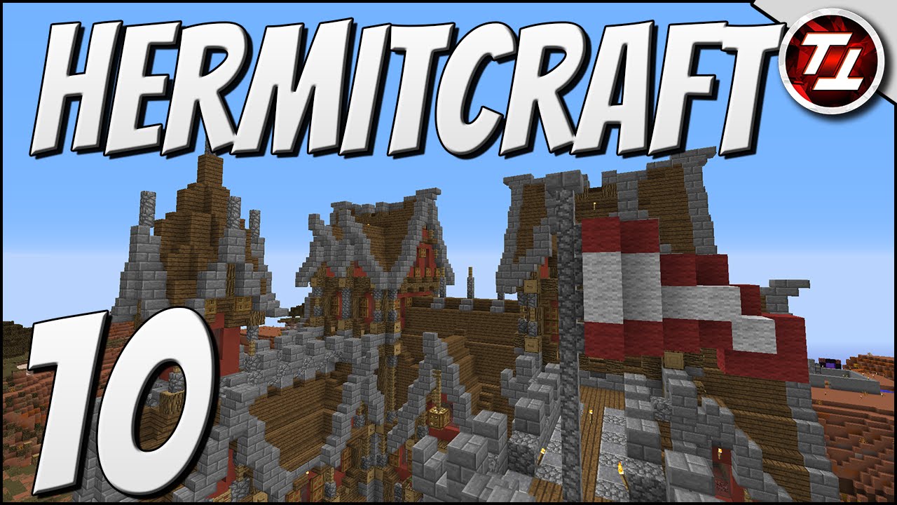 minecraft hermitcraft iv 10 flag flying high youtube