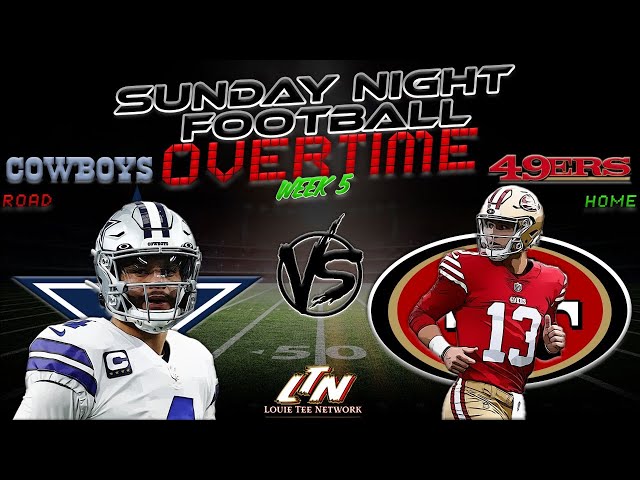 What channel is Cowboys vs. 49ers on today? Schedule, time for 'Sunday  Night Football' in Week 5