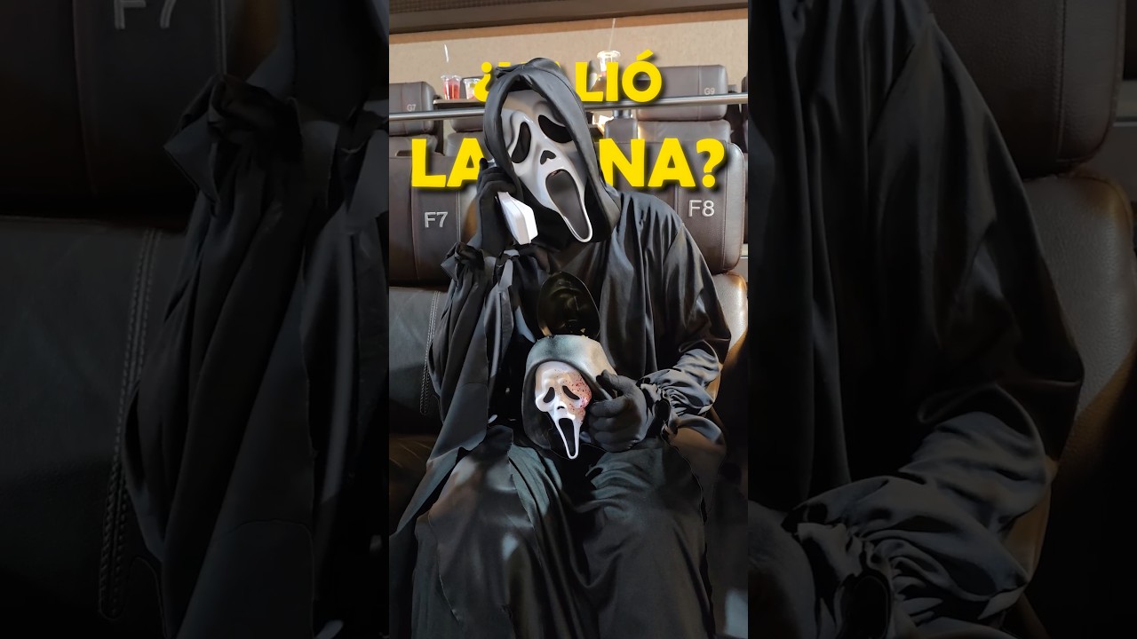 En este cine te dan la comida que ves en la película #ghostface #scream #scream6