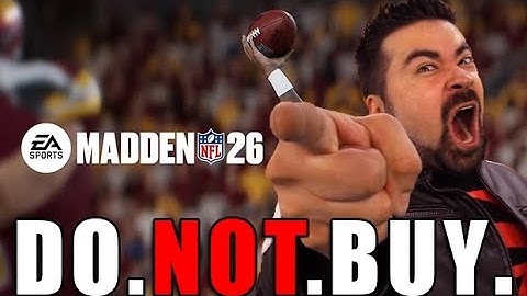 DO. NOT. BUY. MADDEN 26! - "Gameplay Deep Dive" - Angry Reaction!
