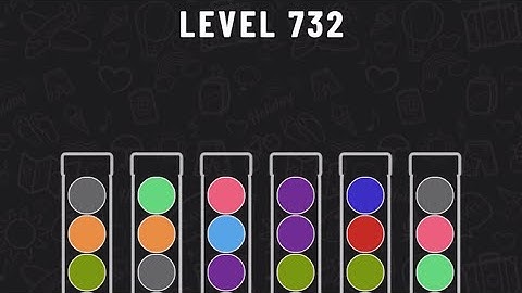 Ball Sort Puzzle Level 732 #ballsortpuzzle #ballsortpuzzlegameplay #puzzlegame #mobilegames