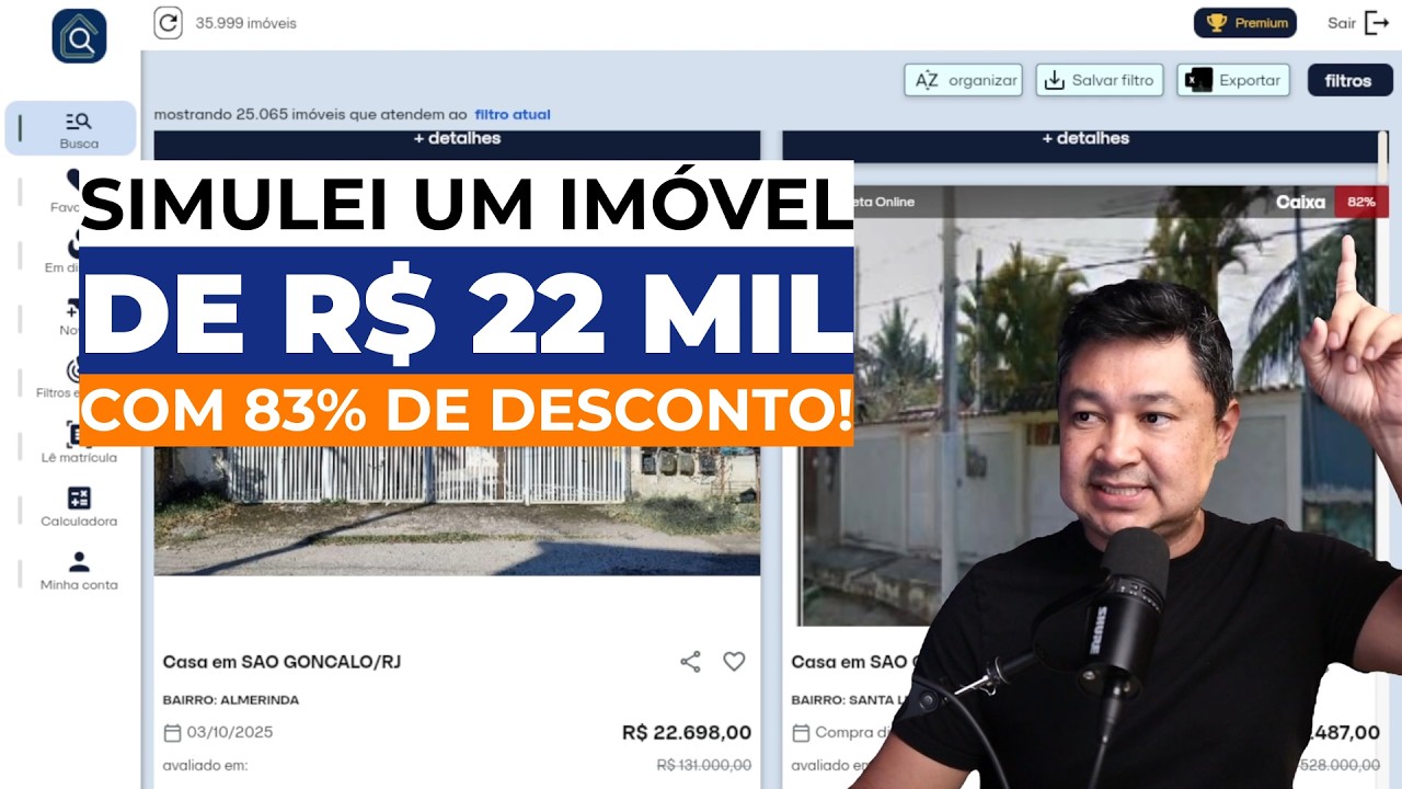 Simulei a compra de uma casa com 83% de desconto… e olha no que deu!