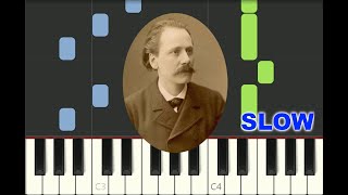 SLOW piano tutorial MEDITATION from Thaïs, J. Massenet, with free sheet music