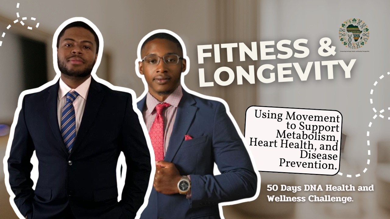 A video podcast talking about Fitness and Longevity: using movement to support metabolism, heart health, and disease prevention.