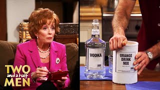 Charlie Asks Evelyn For Money Two And A Half Men
