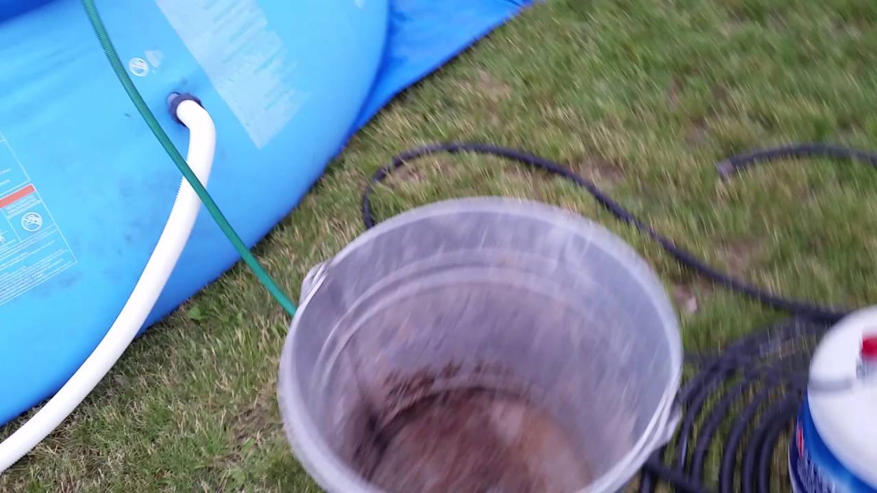 Home made above ground pool heater YouTube