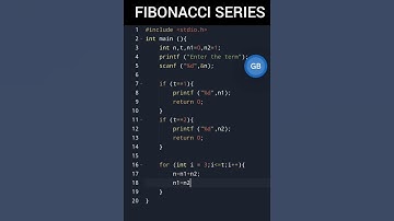 Fibonacci Series in C # shorts #trendingshorts #viralshorts #shortsfeed #coding