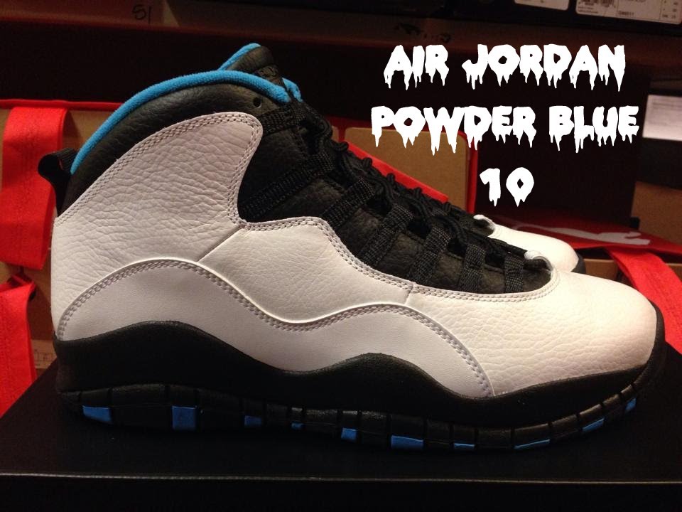 Live Look Episode 1 Air Jordan 10 "Powder Blue" YouTube