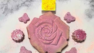 Soft & Dusty Purplink   Fresh Blocks | Oddly Satisfying | Gym Chalk | ASMR