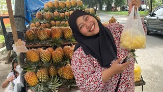 Tutorial Kupas Nanas Si Pautar Si Borong Borong dari Ahlinya (1 min)