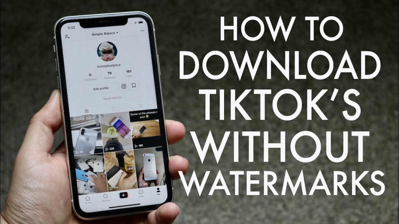 How To Download TikTok Without Watermarks! (No TikTok Logo) (2020