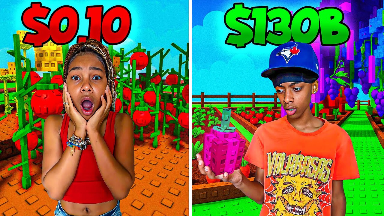 We Played  GROW A GARDEN In Roblox For The FIRST TIME!