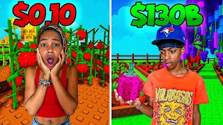 We Played  GROW A GARDEN In Roblox For The FIRST TIME!