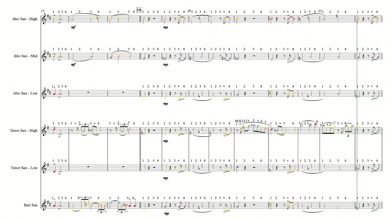 HUES OF BLUE:  SAXOPHONE PRACTICE VIDEO v2.24.18