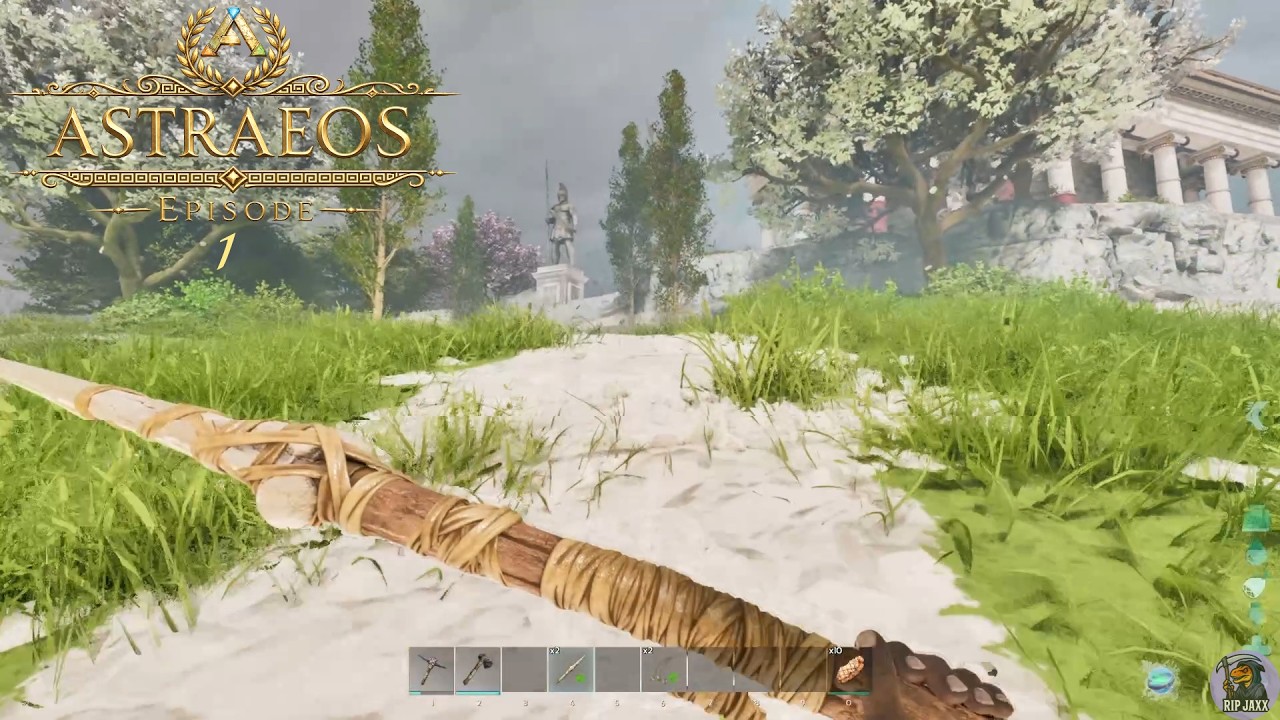 Ark Tree Beach Ark Astraeos Ep1 - Punching trees on the beach in my underwear - YouTube