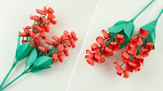 Flower Stick | Beautiful Paper Flower Making | Beautiful Paper Flowers | Home Decor | Paper Crafts