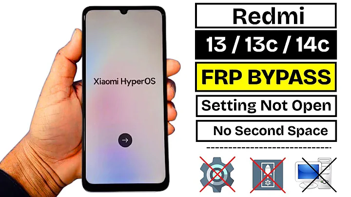 Redmi 13/13c/14c Frp Bypass 2025 Android 14/15 (HyperOS) Without Second Space - Without PC New Trick