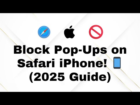 How to Block Pop-Ups on Safari iPhone (2025) | Easy Step-by-Step Guide