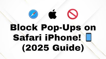 How to Block Pop-Ups on Safari iPhone (2025) | Easy Step-by-Step Guide