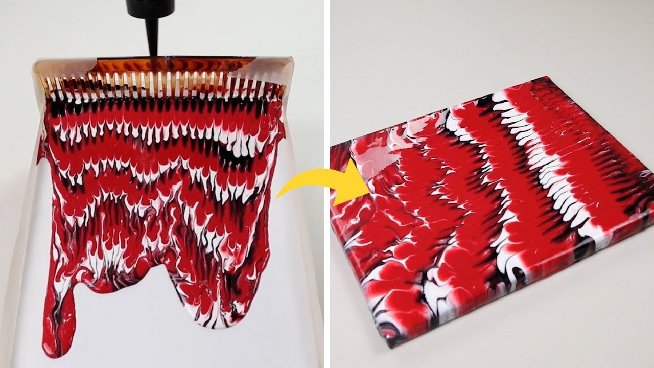 3 Advanced Acrylic Pouring Techniques YouTube