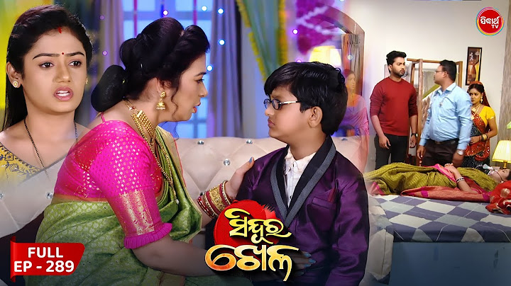 Sinduur Khella | ସିନ୍ଦୁର ଖେଳ - Full Episode - 289 | Odia Mega Serial on Sidharth TV @8pm