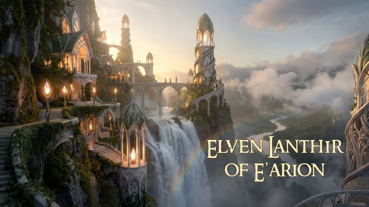 ELVEN LANTHIR OF E'ARION| Medieval Fantasy Ambience for D&D Sessions & Creative Work