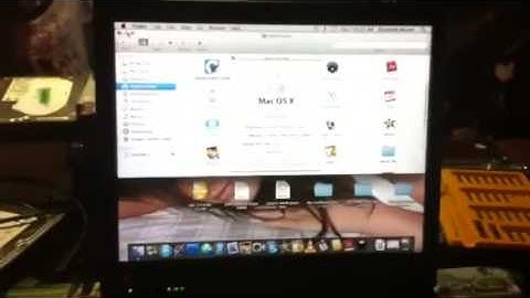 Mac OS X on ThinkPad X61T (Wacom)