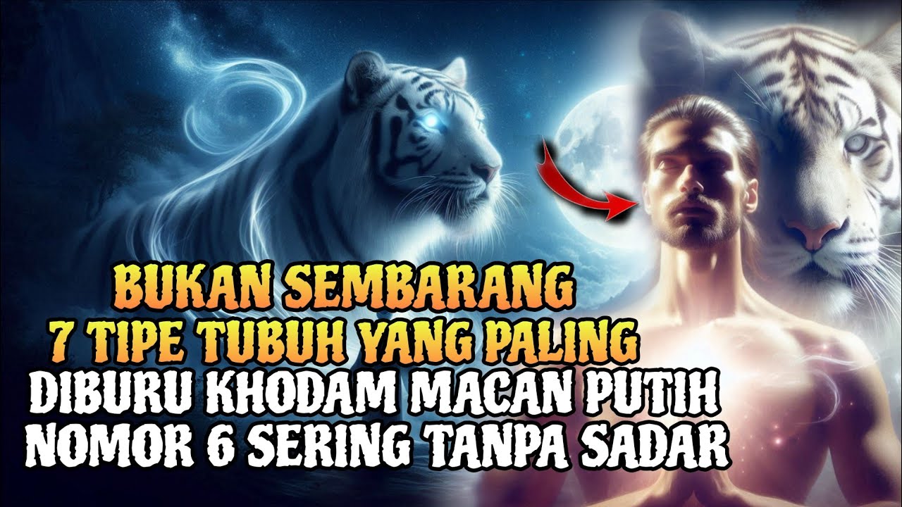 TUBUHMU TARGET MEREKA❗Beginilah Cara Khodam Macan Putih Menandai Manusia Pilihan