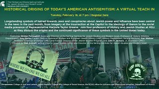 Historical origins of today’s American antisemitism: a virtual teach in