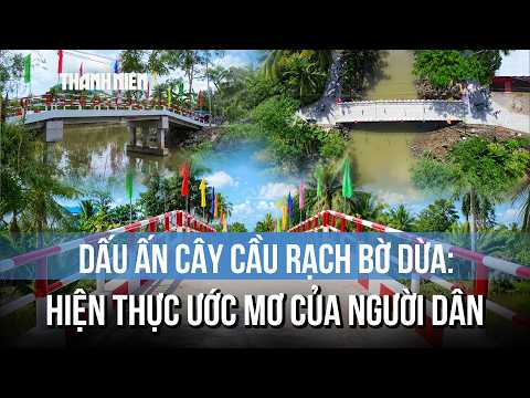 Inauguration of Rach Bo Dua Bridge: No more slips and falls, a safer walk to school
