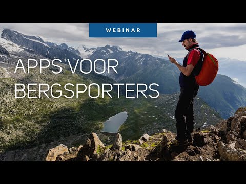 Webinar Apps voor Bergsporters