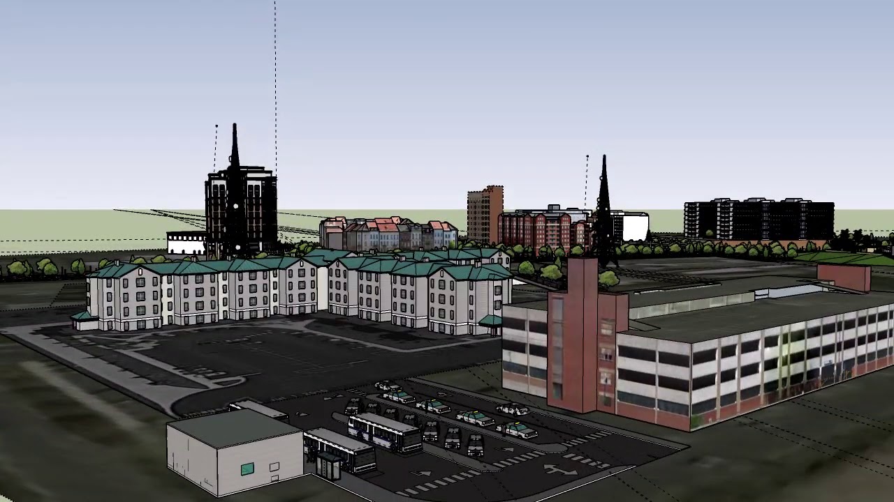 Downtown Toms River Waterfront Redevelopment Phase 1 Model 2020 YouTube