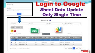 Google Sheet Data  Update only One Time by web app script