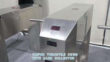 Lắp đặt hệ thống cổng 3 càng, tripod turnstile tích hợp máy đọc thẻ RFID và nuốt thẻ tự động