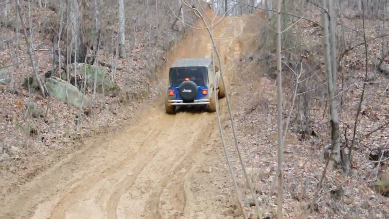 Jeep Wrangler 1st attempt windrock, coal creek, trail 16 muddy hill