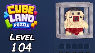 Cube Land Puzzle Level 104 Walkthrough