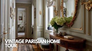 Vintage Parisian Home Tour | Beautiful Green &amp; Cream Cottagecore Dream
