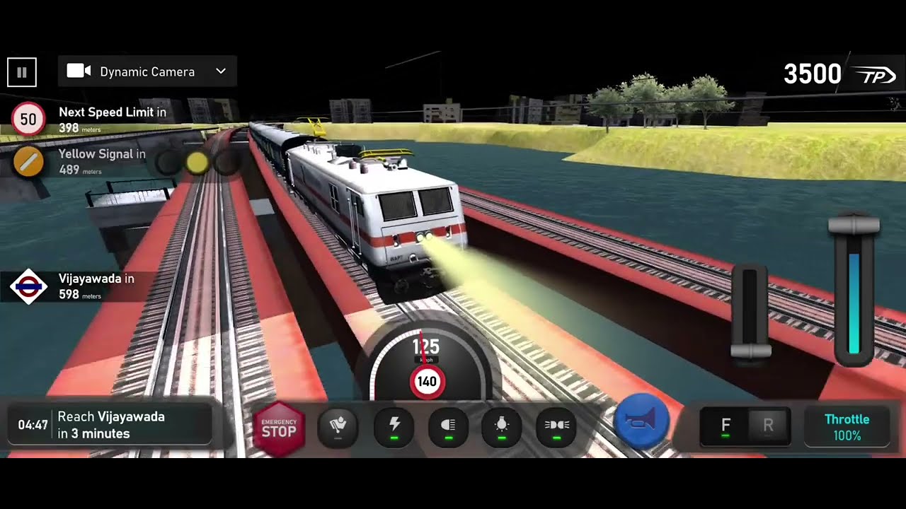 Chennai ➝ Arakkonam Night Train Ride 🌃 | Train Simulator 