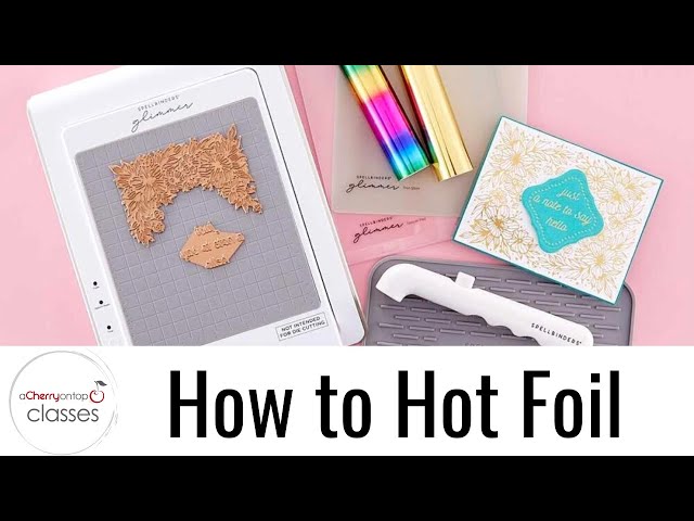 Spellbinders　Glimmer Hot Foil セット（本体未使用） Spellbinders® Glimmer White Hot Foil System | Michaels