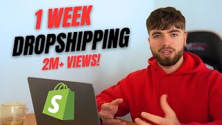 I Tried TikTok Dropshipping For 1 Week! (Full Results Exposed)