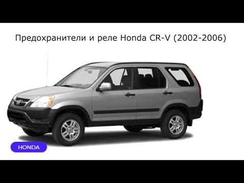 Предохранители и реле для  Honda CR-V (2002-2006)