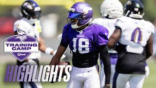 Highlights from Vikings vs. Ravens Joint Practice at Training Camp | August 19