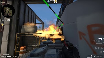 CS:GO - Molotov Vertigo  Mid to Ramp Mid