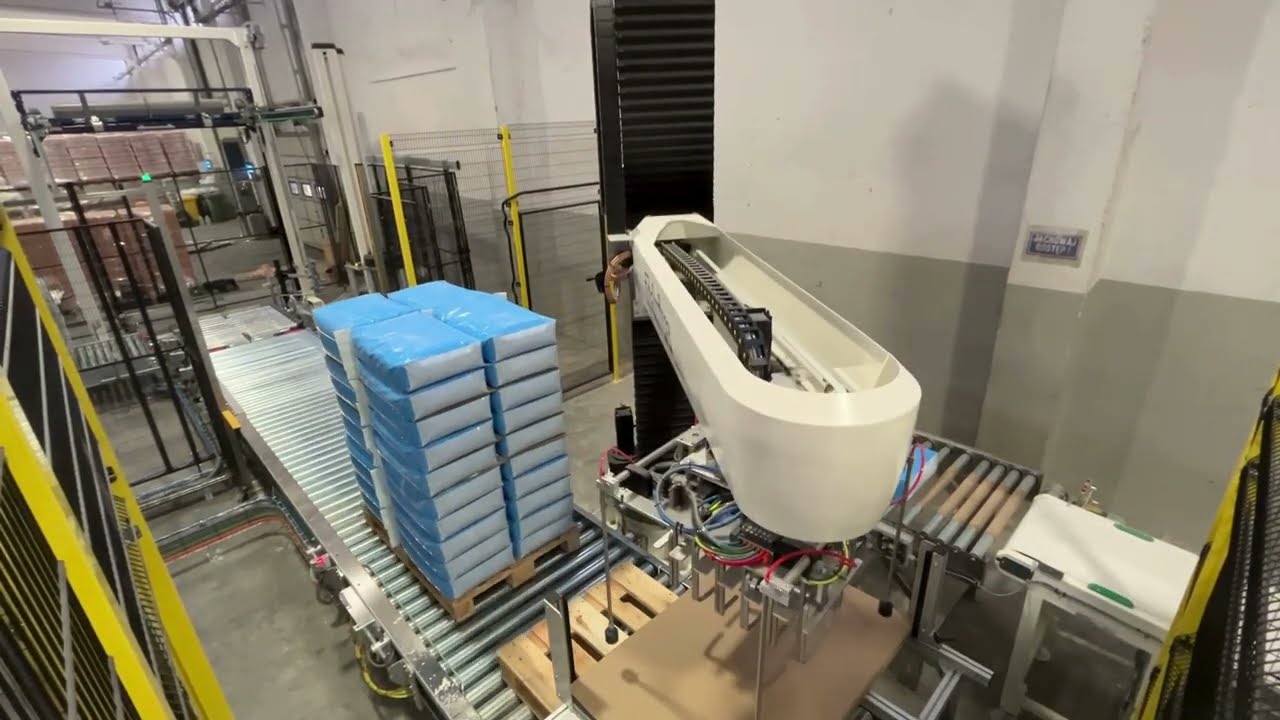 Robot Pallettizzatore WINNER 600 GREEN per sacchi a valvola | EUROPACK Srl