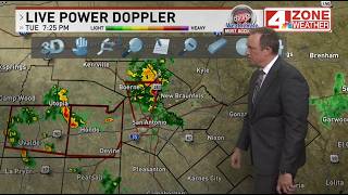 FLASH FLOOD WARNINGS active in the San Antonio area through 11:15 p.m.